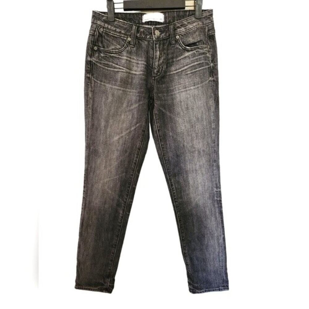 NWOT Paper Denim & Cloth Blackwash straight leg jeans 25